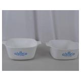 Set of 4 CorningWare Blue Cornflower Casserole Dishes - Assorted Sizes