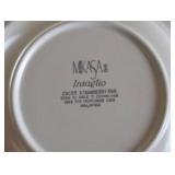 Large 62-Piece Strawberry & Floral Pattern Stoneware Dinnerware Set