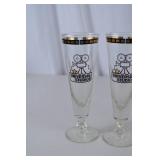 Set of 4 Universal Studios Collector Glasses, 8.5 in Tall