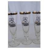 Set of 4 Universal Studios Collector Glasses, 8.5 in Tall