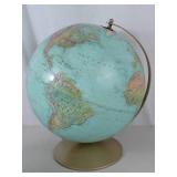 Replogle True-to-Life 12-Inch Globe with Brass-Tone Base