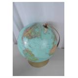Replogle True-to-Life 12-Inch Globe with Brass-Tone Base