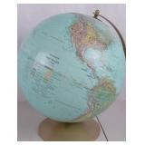 Replogle True-to-Life 12-Inch Globe with Brass-Tone Base