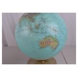 Replogle True-to-Life 12-Inch Globe with Brass-Tone Base