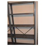 Heavy-duty Steel Industrial Shelving Unit with Five Shelves