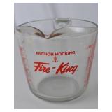 Anchor Hocking Fire-King Glass Measuring Cup - 1 Liter