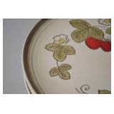 Metlox Poppytrail California Strawberry Plates - Set of 4 Hand Painted