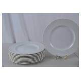 Simpsons Marlborough Old English Ironstone 10.5in Dinner Plates, Set of 8