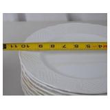 Simpsons Marlborough Old English Ironstone 10.5in Dinner Plates, Set of 8