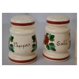 Vintage Strawberry Ceramic Kitchen Set - Cookie Jar, Salt & Pepper, Cups (5 pcs)