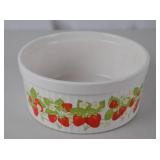 Action Microwave Collection Strawberry Stoneware Casserole Dish, 8 in