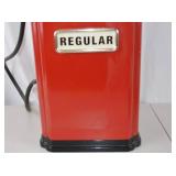 Vintage City Gas Red Gas Pump Display with Globe Top