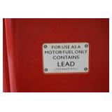 Vintage City Gas Red Gas Pump Display with Globe Top