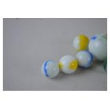 Vintage Glass Marbles Collection - Assorted Colors and Swirls