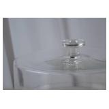 Glass Cake Stand with Dome Cover - 11 in Diameter