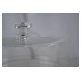 Glass Cake Stand with Dome Cover - 11 in Diameter