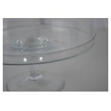 Glass Cake Stand with Dome Cover - 11 in Diameter