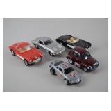 Lot of 5 Die-Cast Toy Cars Assorted Styles and Colors