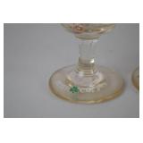Set of 4 Irish Coffee Glasses with Gold Trim