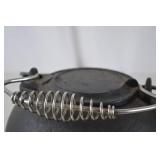 Vintage Cast Iron Teapot with Trivet