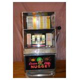 Vintage Carson City Nugget Bally 5-Cent Machine in Working Condition