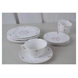 Spode Bone China Forget-Me-Not Tea Set - Plates, Bowls, Cups & Saucers
