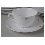 Spode Bone China Forget-Me-Not Tea Set - Plates, Bowls, Cups & Saucers