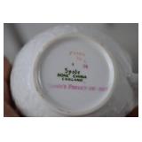 Spode Bone China Forget-Me-Not Tea Set - Plates, Bowls, Cups & Saucers