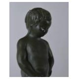 Vintage novelty Manneken Pis mechanical statue
