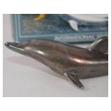 International Silver Co Dolphin Silverplate Bottle Opener