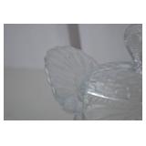 LE Smith Clear Glass Turkey Candy Dish with Lid