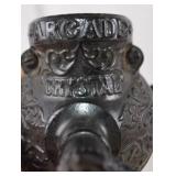Antique Arcade Crystal Cast Iron Coffee Grinder