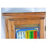 Golden Nugget Slot Machine Oak Cabinet Storage Unit