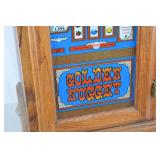 Golden Nugget Slot Machine Oak Cabinet Storage Unit