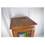 Golden Nugget Slot Machine Oak Cabinet Storage Unit