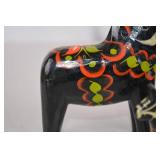 Nils Olsson Swedish Dala Horse Figures, Hand-Painted Set of 3