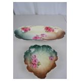 Antique Z.S. Co. Bavaria Marseille Hand-Painted Porcelain Bowls