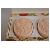 Saponificio Fiorentino Rose Scented Soap Set - Made in Italy - 3 Bars