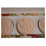 Saponificio Fiorentino Rose Scented Soap Set - Made in Italy - 3 Bars