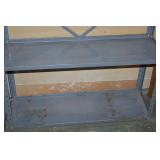 Gray Metal Industrial Shelving Unit with 5 Shelves