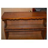 Vintage Wooden Bookcase 1970s