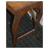 Vintage Oak Kitchen Table with Drawer and Pull-Out Board