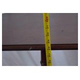 Mahogany Pedestal Side Table with Octagonal Top 23x16x31in