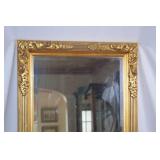 Large Gold Ornate Wall Mirror, 24" x 48"