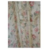 Vintage Ornate Cast Iron Bed Frame with Tall Posts