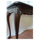 Carved Wood Dining or Hall Table, 48in x 20in x 29in