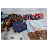 Vintage and Modern Scarf Lot - Mixed Patterns and Brands