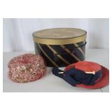 Vintage Beresford and Red Straw Hats with Gwenn Pennington Hat Box