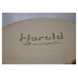 Michael Howard Black Wool Feather Hat with Harold Minneapolis Box
