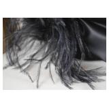 Michael Howard Black Wool Feather Hat with Harold Minneapolis Box